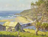 William Rowell, Wye River Vista, oil on canvas