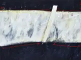 Sandra Leveson-Meares, Lines of Destination..., oil on board