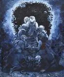 Fred Cress, Bystanders, 1995, acrylic on canvas