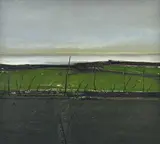 Basil Hadley, Coast Landscape, 1971, oil on canvas