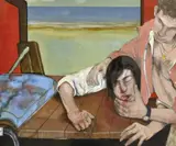 Steven Cox, Pevensey Boys, 1997, oil on canvas