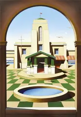James Willebrant, Ocean Baths Ideal, 1996, acrylic on canvas