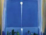 Jolly Koh, Untitled (Blue), 1995, acrylic on linen