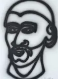 Howard Arkley, Untitled Head, 1998, acrylic on arches paper