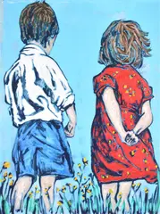 David Bromley, Friends, 2010, archival pigment print on artist's paper 8/60