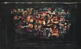 David Rankin, Blue Evening, Jerusalem, 1989, oil on canvas