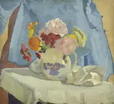 Horace Trenerry, Still Life, circa 1933, oil on canvas (double-sided)