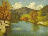 Roland Wakelin, Landscape with River