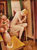 Bill Coleman, Interior Scene with Nude