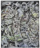 Asher Bilu, Untitled, 1974, mixed media on wooden construction