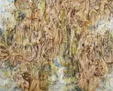David Rankin, Life Along the Coast (Port Hacking Landscape), 1984, oil on canvas