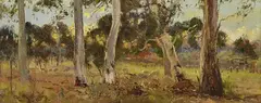 Walter Withers, Landscape with Cattle and Sheep, 1912, oil on canvas