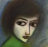 Robert Dickerson, Nicholas, pastel on paper on board
