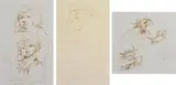Russell Drysdale, Three ink sketches: