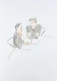 Vivienne Shark Lewitt, Untitled (from Even as You and I series), 1999, watercolour