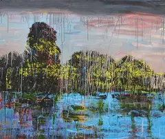 Zhong Chen, Rainy Days, oil on canvas