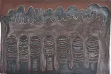 Jack Britten, Bungles, natural earth pigments and binder on canvas