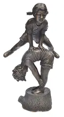 David Bromley, Leap Frog, cast bronze