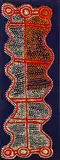 Shorty Robertson Jangala, Ngapa Jkurrpu (Water Dreaming), 2006, acrylic on linen