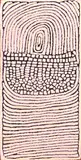 Narrabri Nakamarra, Untitled (Rockhole & Sandhills), 2003, acrylic on linen