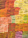 Minnie Pwerle, Bush Melon Seed Dreaming, 2005, acrylic on canvas