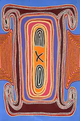 Pauline Sunfly, Goowaree, 2003, acrylic on linen