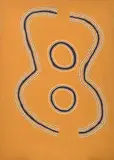 Billy Duncan, Old Moonboo Waterhole, 2002, mixed media on canvas