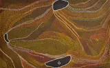 Wati Minyma by Roma Nyutjangka Butler, 2008, acrylic on canvas, sold Oct 2013