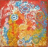 Myra Cook, Tjukurrpa Lirrun, 2008, acrylic on canvas