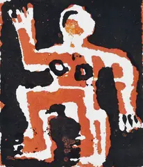 Mark Schaller, Figure, 1994, screenprint 2/6