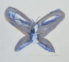 White Rabbit Butterfly by Charles Blackman, screenprint A/P XVI, sold Aug 2013