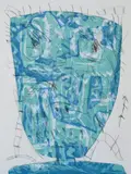 David Larwill, Blues, 2005, etching 29/50
