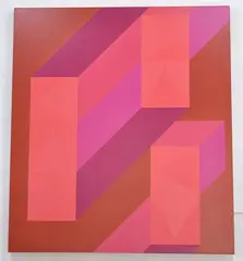 Heather Belle Johnson, Three Ended Affair, acrylic on canvas