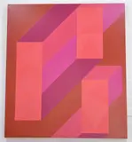 Heather Belle Johnson, Three Ended Affair, acrylic on canvas