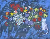 Fifty flowers by Charles Blackman, screenprint 7/80, sold May 2013