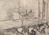Fred Williams, Somersault, 1955-56, etching