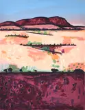 Jeff Makin, Wilpena Pound, 1998, screenprint 24/50