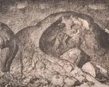 Lloyd Rees, Untitled, 1977, etching 77/90