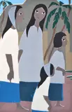 Nada Hunter, Malay Schoolgirls, screenprint 4/10