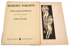 Robert Philippi, Zehn Holzschnitte mit einem Vorwort von Hans Tietze (Ten Woodcuts with a forward by Hans Tietze), 1923, woodcuts on Japan paper edition 59 (10)