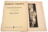 Robert Philippi, Zehn Holzschnitte mit einem Vorwort von Hans Tietze (Ten Woodcuts with a forward by Hans Tietze), 1923, woodcuts on Japan paper edition 59 (10)