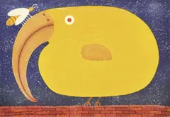 Dean Bowen, Yellow Ibis with Bee, 2002, screenprint 13/25