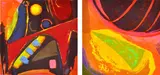 Ulli Brunschweiller, Voyager II & Voyager IV, 1997, screenprint (2)