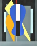 Robert Jacks, Cello, 2002, screenprint 10/20