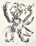David Larwill, Rigoletto, 1989, lithograph 7/20