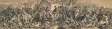 Lumb Stocks, Wellington and Blucher Meeting after the Battle of Waterloo, engraving