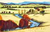 Jeff Makin, Near Merrijig, 1996, screenprint 41/65