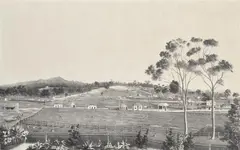 François Cogné, Mount Buninyong, 1859, lithograph
