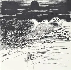Kevin Connor, Witches Tale - Alhambra, 1970, lithograph 1/50