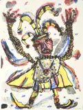 David Larwill, Rigoletto, 1988, lithograph A/P IX